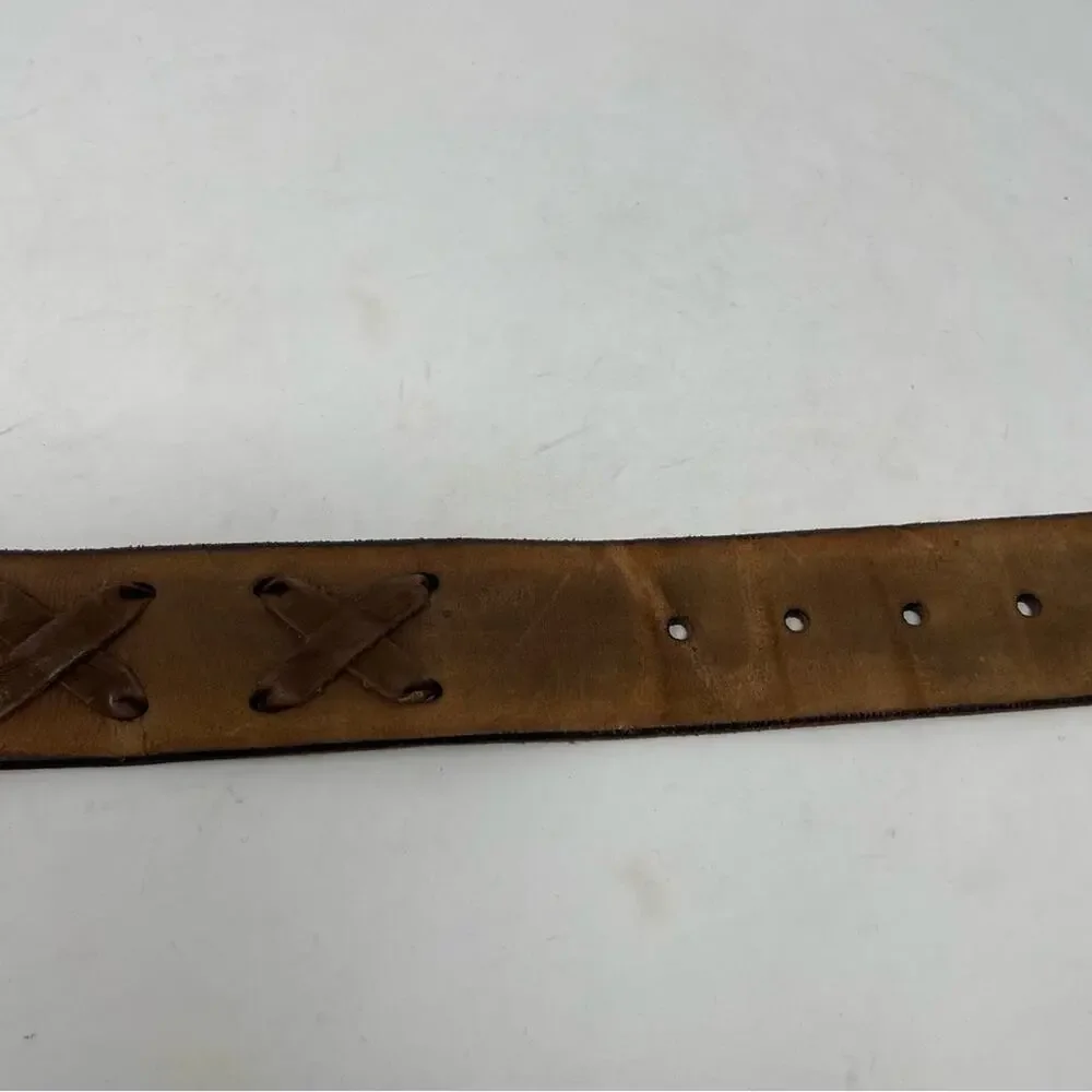 American Eagle Brown Leather Embellished 1.5